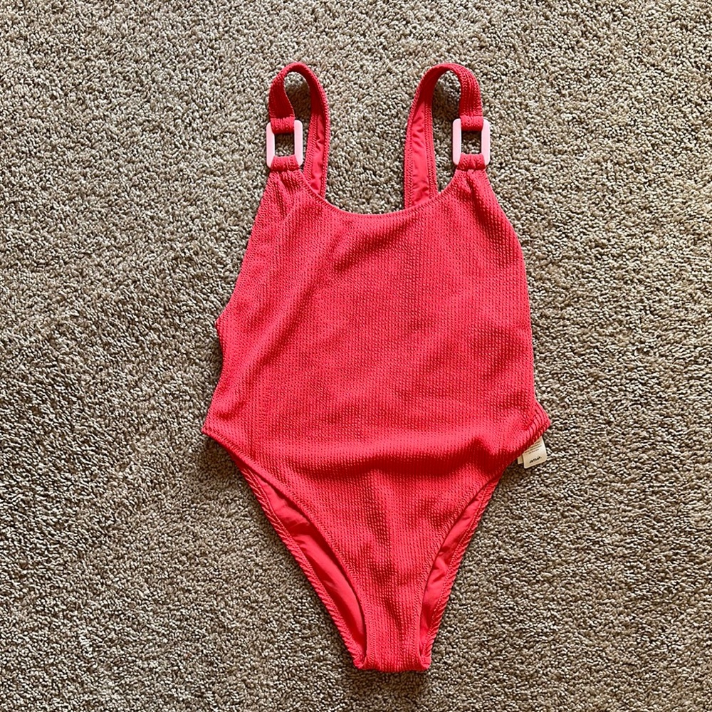 Red One-Piece Swimsuit Aerie